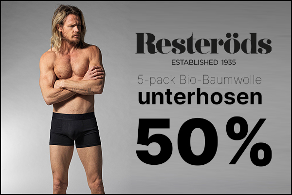 50% - Resteröds Biobaumwolle Unterhosen - 5er-pack