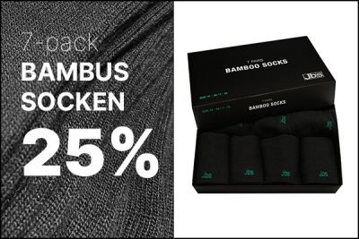 25% - JBS Bambus Strümpfe - 7er-Pack