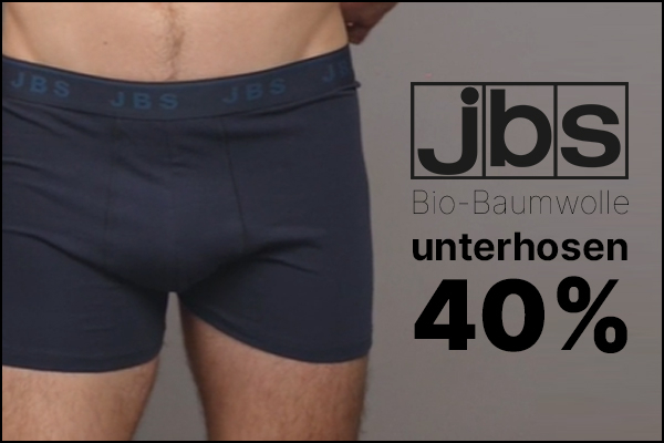 40% - JBS Biobaumwolle Unterhosen