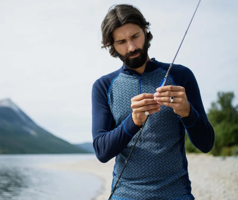 Dovre mand på fisketur