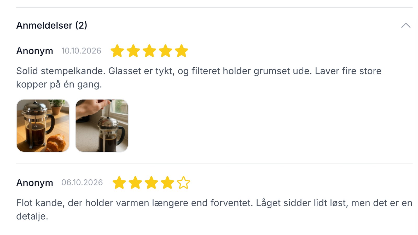 Anmeldelser med billeder: lad kunderne vise varen, som den er