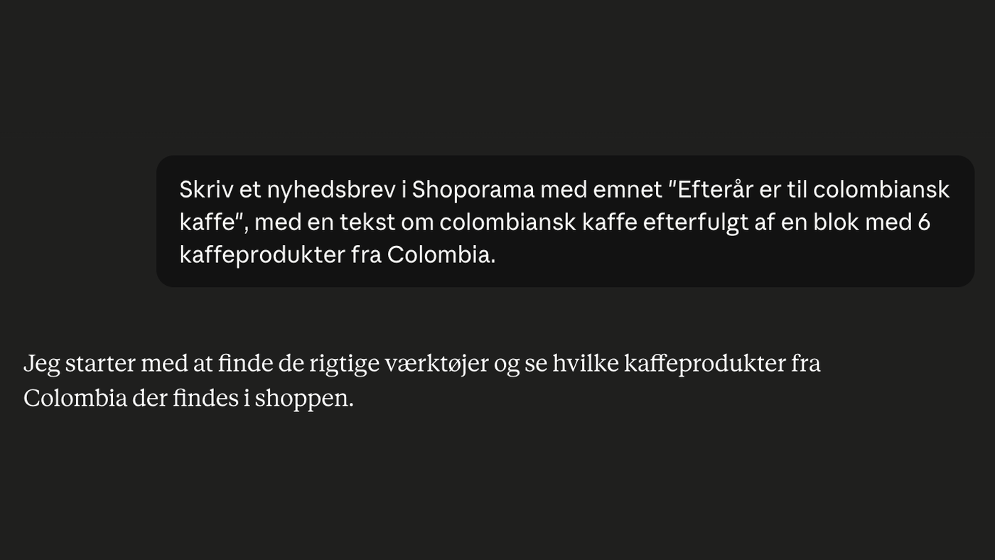 Byg dine nyhedsbreve med AI: du beskriver, AI'en samler, du sender