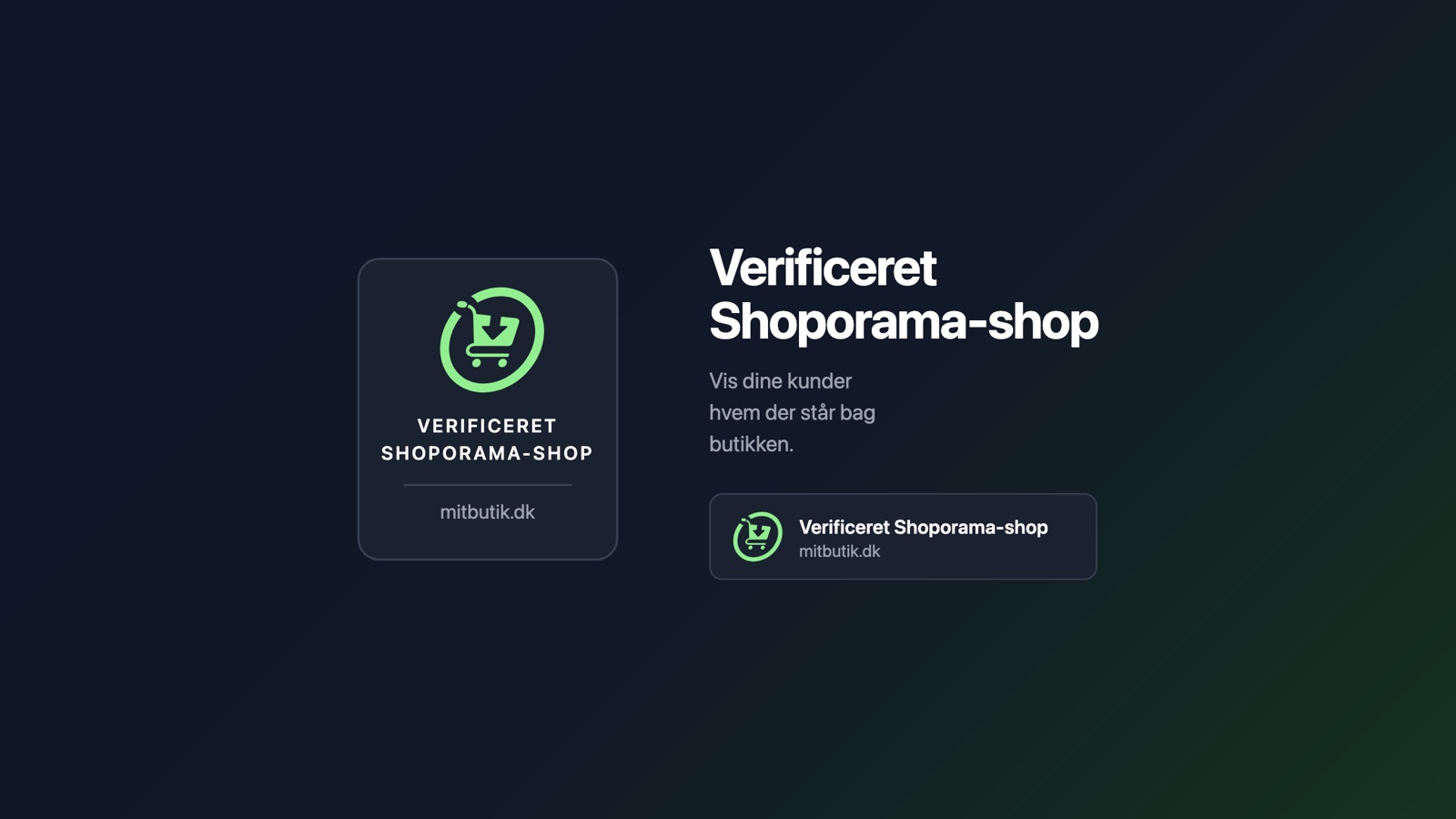 Verificeret Shoporama-shop: tryghedsmærket du ikke skal ansøge om